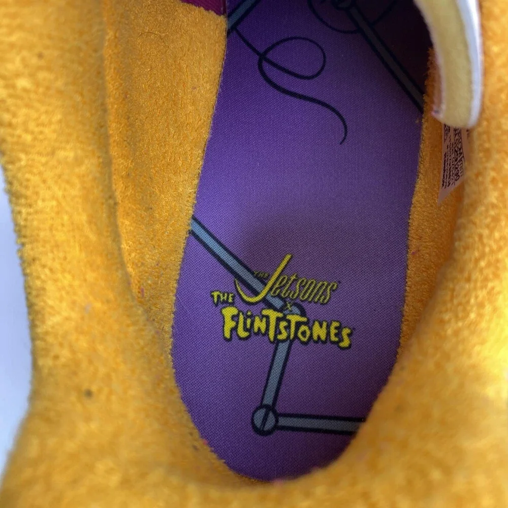 Reebok The Jetsons Flintstones Shoes Sneakers Mens Size 11 Purple Yellow Collab